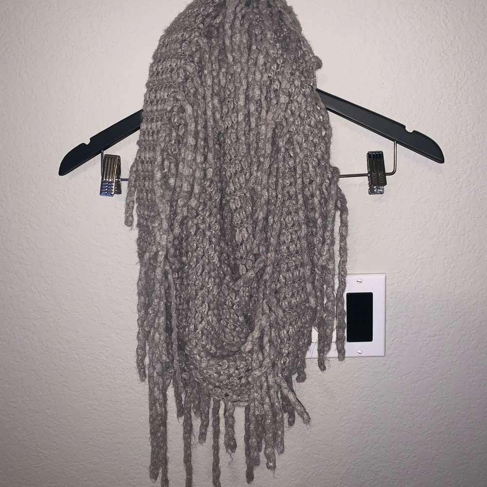 Grey Infinity Scarf